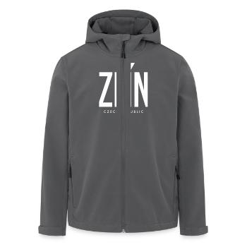 Zlin Tschechien - Recycelte Männer Softshell-Jacke von Stanley/Stella - Anthrazit - Vorne - AI Model Male 185 light (185cm)