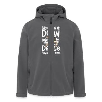 Breaking It Down One Dance Move at a Time - - Recycelte Männer Softshell-Jacke von Stanley/Stella - Anthrazit - Vorne - AI Model Male 185 light (185cm)