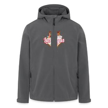 Las Vegas Nevada Vereinigte Staaten Casino Vintage - Recycelte Männer Softshell-Jacke von Stanley/Stella - Anthrazit - Vorne - AI Model Male 185 light (185cm)