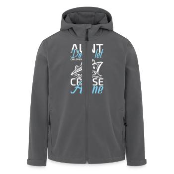 Aunt don't let childrens cruise alone - Recycelte Männer Softshell-Jacke von Stanley/Stella - Anthrazit - Vorne - AI Model Male 185 light (185cm)