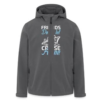 friends don't let cruise alone - Recycelte Männer Softshell-Jacke von Stanley/Stella - Anthrazit - Vorne - AI Model Male 185 light (185cm)