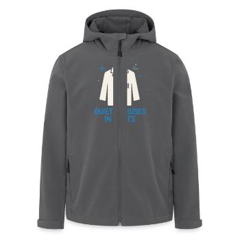 Clinical Lab Tech Diagnostic Science Data Nerd - Recycelte Männer Softshell-Jacke von Stanley/Stella - Anthrazit - Vorne - AI Model Male 185 light (185cm)