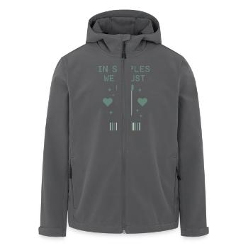 Clinical Lab Tech Diagnostic Science Data Nerd - Recycelte Männer Softshell-Jacke von Stanley/Stella - Anthrazit - Vorne - AI Model Male 185 light (185cm)