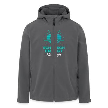 Ultraschalltechniker Diagnostische Bildgebungs - Recycelte Männer Softshell-Jacke von Stanley/Stella - Anthrazit - Vorne - AI Model Male 185 light (185cm)