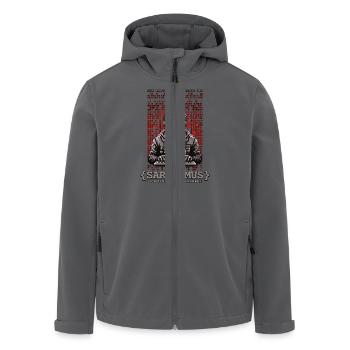 Ich spreche HTML Python und Sarkasmus - Recycelte Männer Softshell-Jacke von Stanley/Stella - Anthrazit - Vorne - AI Model Male 185 light (185cm)