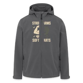 Kinderzimmervater Vaterschaft Pride - Recycelte Männer Softshell-Jacke von Stanley/Stella - Anthrazit - Vorne - AI Model Male 185 light (185cm)