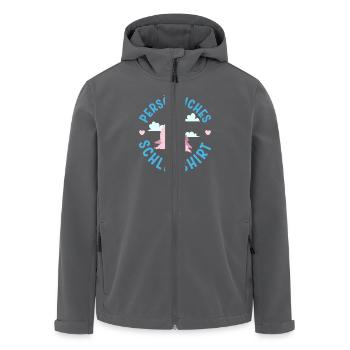 Alpaka PERSÖNLICHES SCHLAFSHIRT Lama Lustiges - Recycelte Männer Softshell-Jacke von Stanley/Stella - Anthrazit - Vorne - AI Model Male 185 light (185cm)