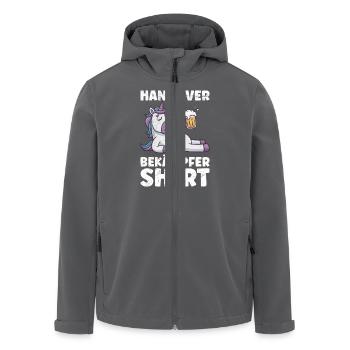 Mallorca HANGOVER BEKÄMPFER SHIRT Lustiges - Recycelte Männer Softshell-Jacke von Stanley/Stella - Anthrazit - Vorne - AI Model Male 185 light (185cm)