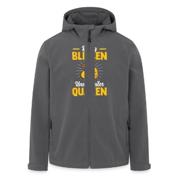 Quietscheente - Ruhig Bleiben Und Weiter Quaken - Recycelte Männer Softshell-Jacke von Stanley/Stella - Anthrazit - Vorne - AI Model Male 185 light (185cm)