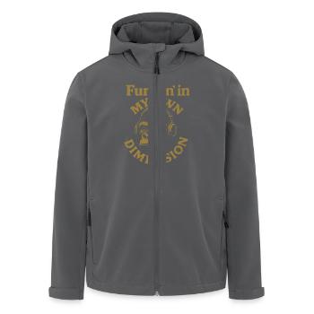 Funkin own dimension groove gorilla - Recycelte Männer Softshell-Jacke von Stanley/Stella - Anthrazit - Vorne - AI Model Male 185 light (185cm)