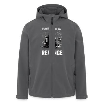 Schroedingers cat Revenge - Recycelte Männer Softshell-Jacke von Stanley/Stella - Anthrazit - Vorne - AI Model Male 185 light (185cm)