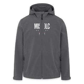 Miskolc Ungarn - Recycelte Männer Softshell-Jacke von Stanley/Stella - Anthrazit - Vorne - AI Model Male 185 light (185cm)