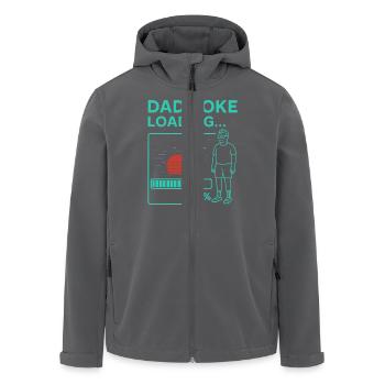 Dad Joke Loading - Recycelte Männer Softshell-Jacke von Stanley/Stella - Anthrazit - Vorne - AI Model Male 185 light (185cm)