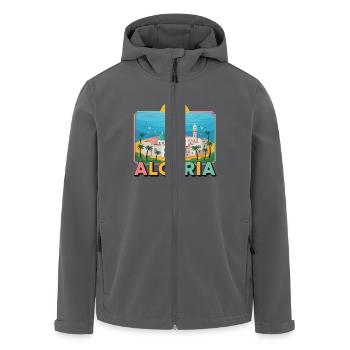 Algérie DZ Algerien - Recycelte Männer Softshell-Jacke von Stanley/Stella - Anthrazit - Vorne - AI Model Male 185 light (185cm)