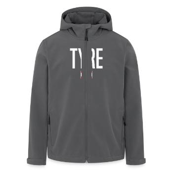 Tyre Libanon - Recycelte Männer Softshell-Jacke von Stanley/Stella - Anthrazit - Vorne - AI Model Male 185 light (185cm)