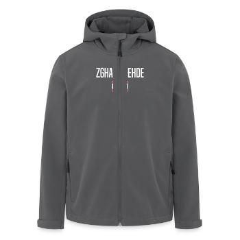 Zgharta-Ehden Libanon - Recycelte Männer Softshell-Jacke von Stanley/Stella - Anthrazit - Vorne - AI Model Male 185 light (185cm)