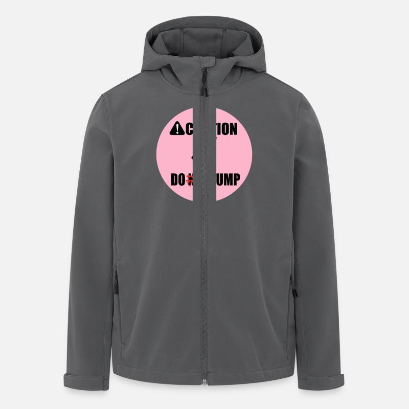 Sprungzeichen Jump Sign - Recycelte Männer Softshell-Jacke von Stanley/Stella - Anthrazit