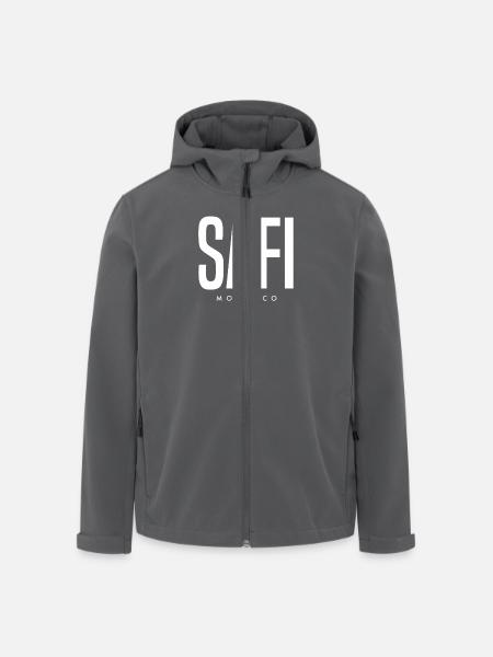 Safi Marokko - Recycelte Männer Softshell-Jacke von Stanley/Stella - Anthrazit
