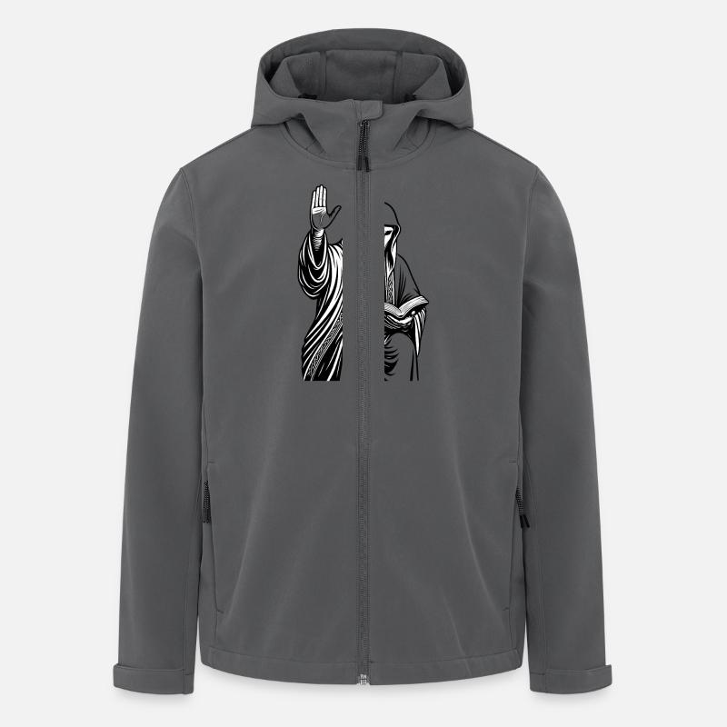 Royal Greeting Medieval - Men’s Recycled Softshell Jacket by Stanley/Stella - anthracite