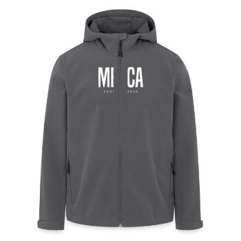 Mecca Saudi-Arabien - Recycelte Männer Softshell-Jacke von Stanley/Stella - Anthrazit - Vorne - AI Model Male 185 light (185cm)