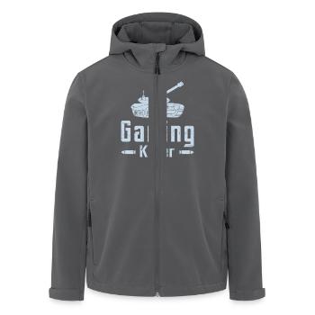 Zocken Gamer Gaming Zocker Controller Videospiele - Recycelte Männer Softshell-Jacke von Stanley/Stella - Anthrazit - Vorne - AI Model Male 185 light (185cm)