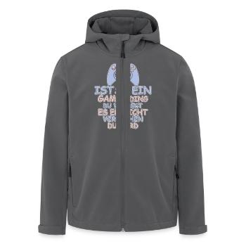 Zocken Gamer Gaming Zocker Controller Videospiele - Recycelte Männer Softshell-Jacke von Stanley/Stella - Anthrazit - Vorne - AI Model Male 185 light (185cm)