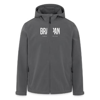Brakpan Südafrika - Recycelte Männer Softshell-Jacke von Stanley/Stella - Anthrazit - Vorne - AI Model Male 185 light (185cm)