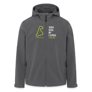 Sim Racing Simulator Cockpit Esports Racer - Recycelte Männer Softshell-Jacke von Stanley/Stella - Anthrazit - Vorne - AI Model Male 185 light (185cm)