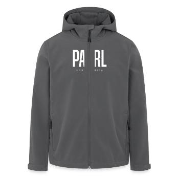 Paarl Südafrika - Recycelte Männer Softshell-Jacke von Stanley/Stella - Anthrazit - Vorne - AI Model Male 185 light (185cm)