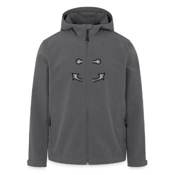 Anker Seefahrt Seebaer Kueste - Recycelte Männer Softshell-Jacke von Stanley/Stella - Anthrazit - Vorne - AI Model Male 185 light (185cm)