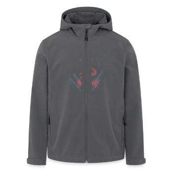 DAS ULTIMATIVE SCHWERT - Recycelte Männer Softshell-Jacke von Stanley/Stella - Anthrazit - Vorne - AI Model Male 185 light (185cm)
