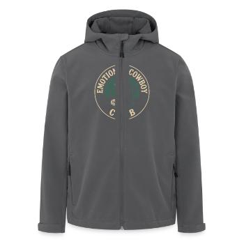 Cowboy Sad Cowboy Western Emo Country Music Fan - Recycelte Männer Softshell-Jacke von Stanley/Stella - Anthrazit - Vorne - AI Model Male 185 light (185cm)
