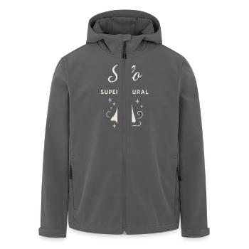 Geisterhafte Trennungs-humor-dating-fehler-single - Recycelte Männer Softshell-Jacke von Stanley/Stella - Anthrazit - Vorne - AI Model Male 185 light (185cm)