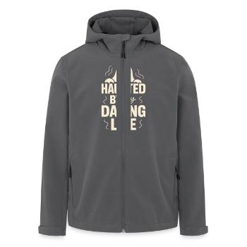 Geisterhafte Trennungs-humor-dating-fehler-single - Recycelte Männer Softshell-Jacke von Stanley/Stella - Anthrazit - Vorne - AI Model Male 185 light (185cm)