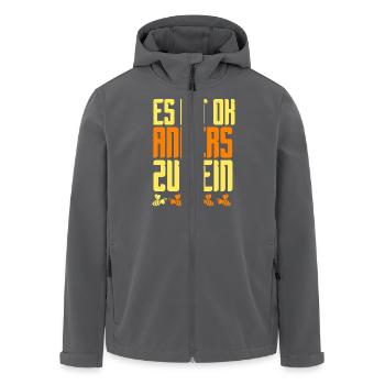 Biene Imker Geschenk Honig Honig Dealer Hobby - Recycelte Männer Softshell-Jacke von Stanley/Stella - Anthrazit - Vorne - AI Model Male 185 light (185cm)