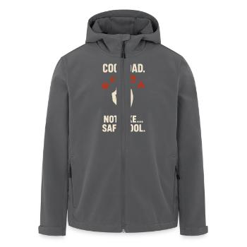 Punk Dad Alternative Vaterschaft Rebellischer - Recycelte Männer Softshell-Jacke von Stanley/Stella - Anthrazit - Vorne - AI Model Male 185 light (185cm)