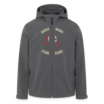 Punk Dad Alternative Vaterschaft Rebellischer - Recycelte Männer Softshell-Jacke von Stanley/Stella - Anthrazit - Vorne - AI Model Male 185 light (185cm)