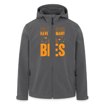 Biene Imker Geschenk Honig Honig Dealer Hobby - Recycelte Männer Softshell-Jacke von Stanley/Stella - Anthrazit - Vorne - AI Model Male 185 light (185cm)