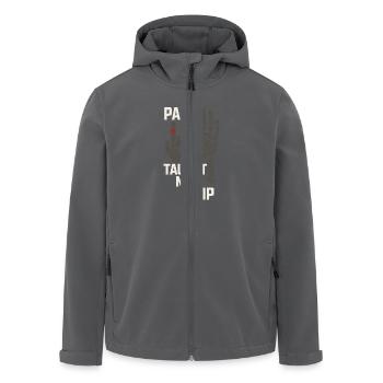 Griffkrafttraining Für Kletterer Hangboard - Recycelte Männer Softshell-Jacke von Stanley/Stella - Anthrazit - Vorne - AI Model Male 185 light (185cm)