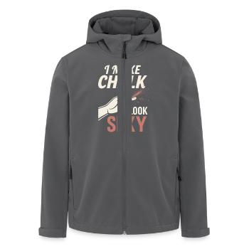 Griffkrafttraining Für Kletterer Hangboard - Recycelte Männer Softshell-Jacke von Stanley/Stella - Anthrazit - Vorne - AI Model Male 185 light (185cm)