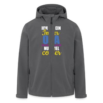 Biene Imker Geschenk Honig Honig Dealer Hobby - Recycelte Männer Softshell-Jacke von Stanley/Stella - Anthrazit - Vorne - AI Model Male 185 light (185cm)
