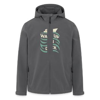 Cruise Addict Lustige Kreuzfahrt Loyalität Ozean - Recycelte Männer Softshell-Jacke von Stanley/Stella - Anthrazit - Vorne - AI Model Male 185 light (185cm)