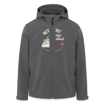 Cruise Addict Lustige Kreuzfahrt Loyalität Ozean - Recycelte Männer Softshell-Jacke von Stanley/Stella - Anthrazit - Vorne - AI Model Male 185 light (185cm)