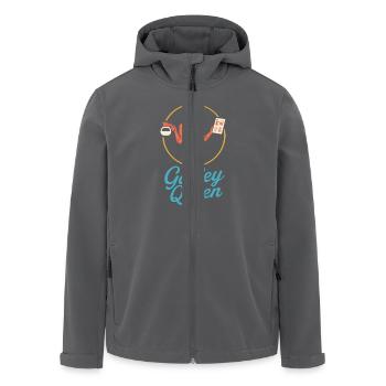 Flugbegleiter Kabinencrew Leben Luftfahrt - Recycelte Männer Softshell-Jacke von Stanley/Stella - Anthrazit - Vorne - AI Model Male 185 light (185cm)