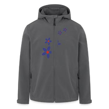 Blumen - Recycelte Männer Softshell-Jacke von Stanley/Stella - Anthrazit - Vorne - AI Model Male 185 light (185cm)