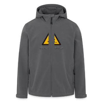 Electricity - death metal - Recycelte Männer Softshell-Jacke von Stanley/Stella - Anthrazit - Vorne - AI Model Male 185 light (185cm)
