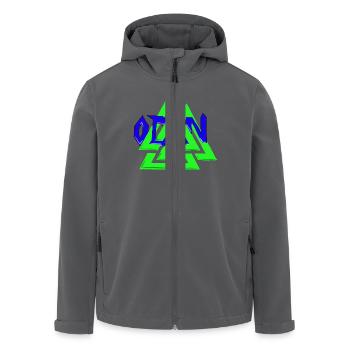 Odin - Recycelte Männer Softshell-Jacke von Stanley/Stella - Anthrazit - Vorne - AI Model Male 185 light (185cm)