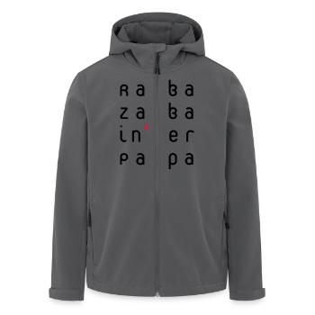 buerofraeulin-ramba-zamba - Recycelte Männer Softshell-Jacke von Stanley/Stella - Anthrazit - Vorne - AI Model Male 185 light (185cm)