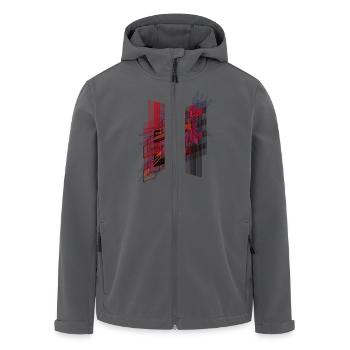 hyperspace5 - Recycelte Männer Softshell-Jacke von Stanley/Stella - Anthrazit - Vorne - AI Model Male 185 light (185cm)