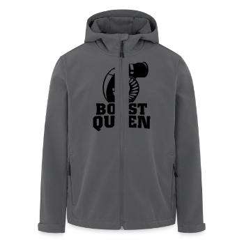 Boost Queen - Recycelte Männer Softshell-Jacke von Stanley/Stella - Anthrazit - Vorne - AI Model Male 185 light (185cm)